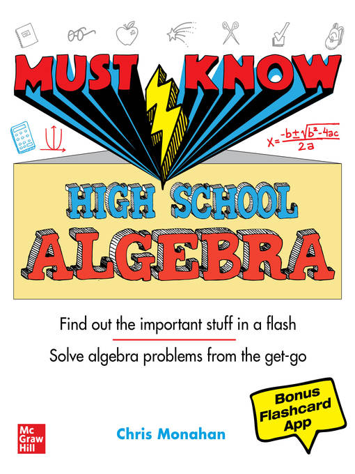 Title details for Must Know High School Algebra by Christopher Monahan - Available